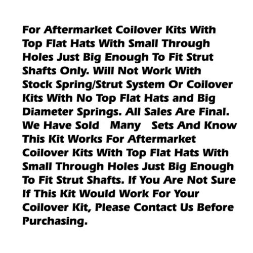 Wide Range Front Camber Plates For 13-17 Honda Accord Negative Camber - Picture 4 of 5