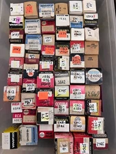 Lot of 58 Vintage Electron Radio Vacuum Tubes Sylvania RCA Delco GE Standard