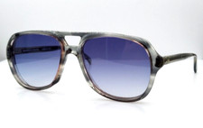 Vintage Clear Vision Forman-208 Gray Green Pilot Sunglasses W/NEW LENSES 