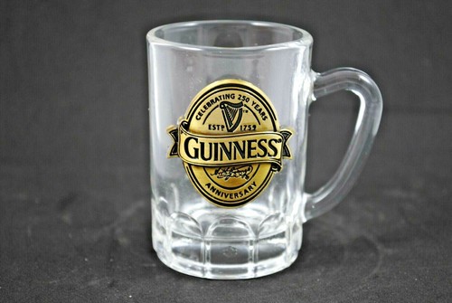 Special GUINNESS 250th Anniversary Souvenir Glass w/ Handle & Metal Livery Logo  - Bild 2 von 8