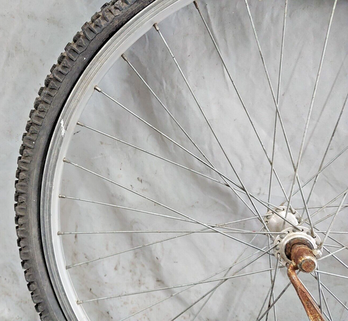 Shimano Exage Front 26" MTB Bike Wheel HB-RM50 100mm Araya VP-20 Fast US Shipper - Picture 7 of 13