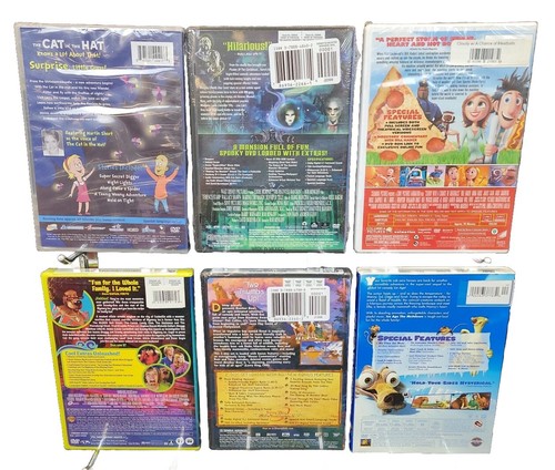 6x Brand New Sealed DVD movie lot Kids Family Cat Hay Haunted Disney Ice Age Doo - Picture 2 of 14
