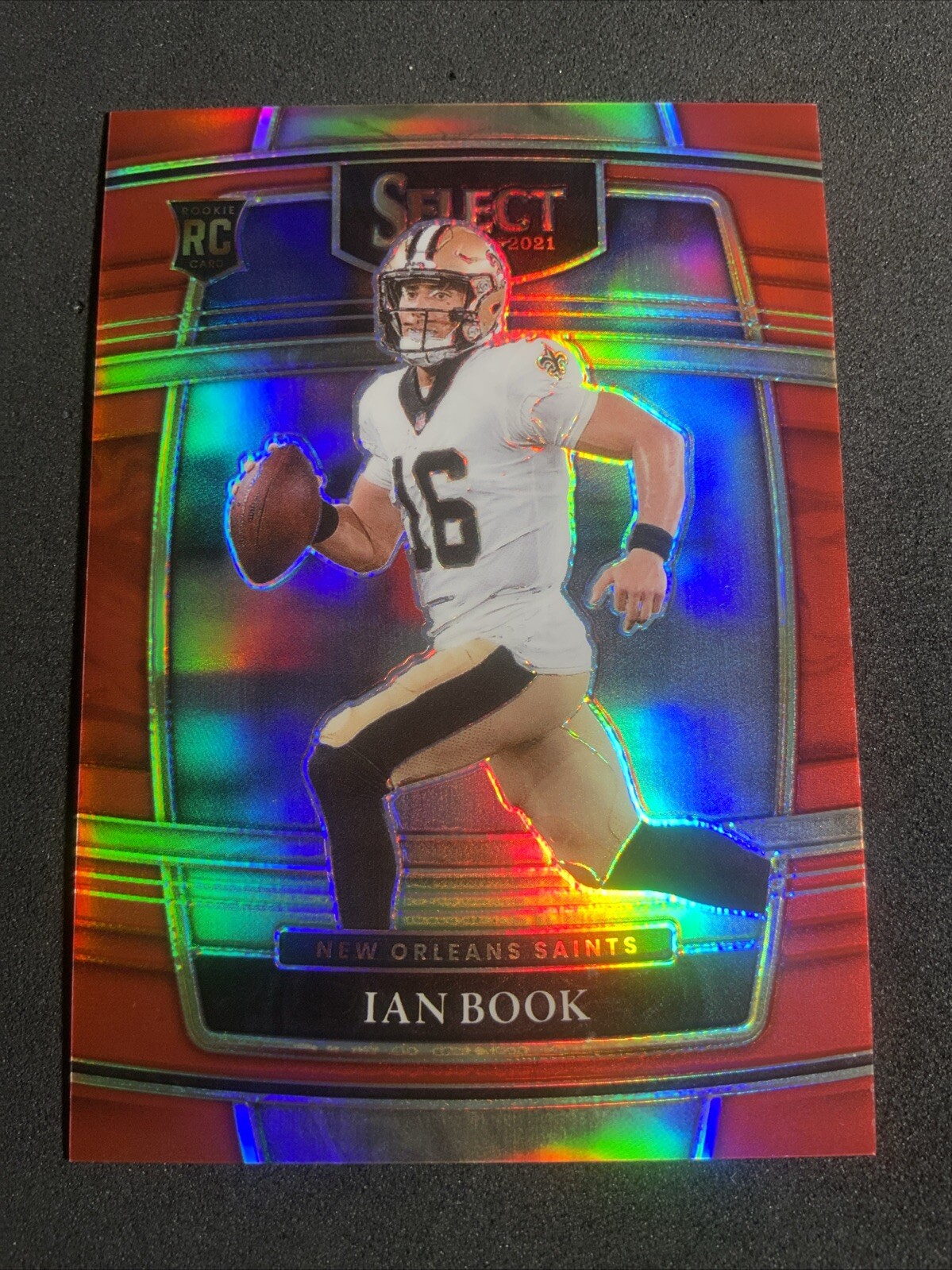 2021 Panini Select Concourse Red Prizm /99 Ian Book #79 Rookie RC Saints
