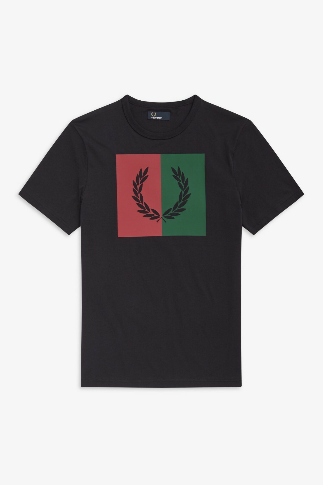 Fred Perry Navy Split Laurel Wreath T-Shirt M5592 - 608 Fred Perry Navy Split Laurel Wreath T-Shirt M5592 - 608