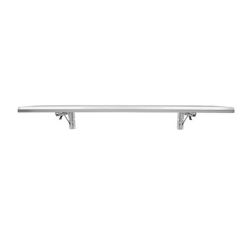 48X12" Stainless Steel Folding Shelf Food Serving Shelf For Food Truck Trailer - Picture 11 of 15