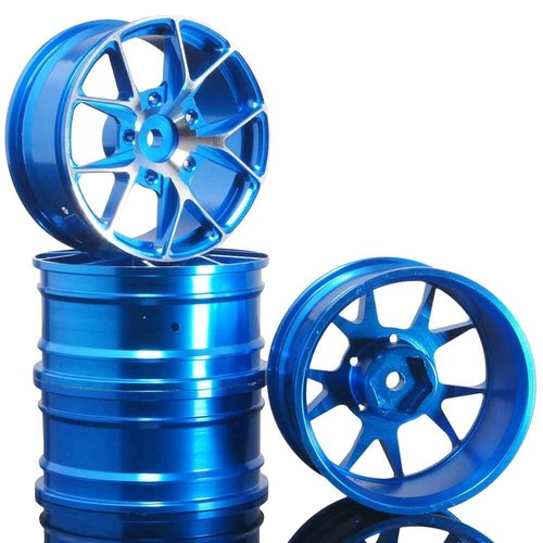 Cerchi in alluminio per auto 1/10 Onroad Drift Rc per Traxxas 4tec Kyosho Fazer - Foto 1 di 6