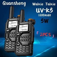 Quansheng Walkie Talkie UHF VHF UV-K5 50-600MHz Air Band Scrambler NOAA FM Radio
