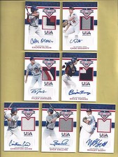 2017 USA BB Stars Stripes Material Signature Prime Tyler Johnson #7/25 5 colors!