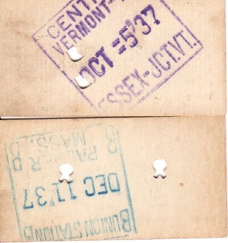 CV Essex Jct-St Albans-WRJ-Palmer-Three Rivers-Brattlebo-E Northfield Tickets 37 - Bild 2 von 4