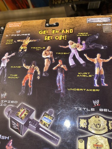 Jakks Pacific Off The Ropes Triple H 2002 seltenes weißes Shirt - Bild 6 von 8