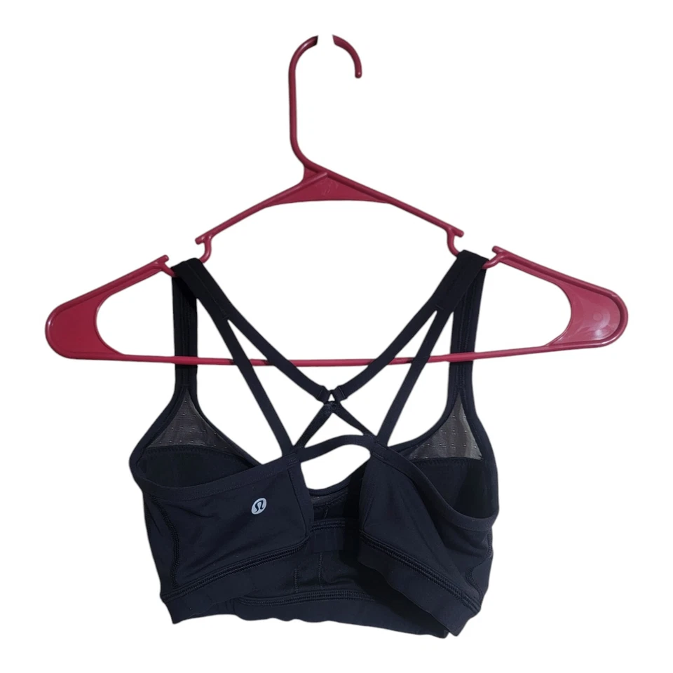 Бюстгальтер Lululemon женский 4 черный спортивный спортивный спортивный кроссфит спортивная одежда кроссфит спортзал  - Изображение 2 из 4