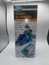 BIG 45" WINTER WONDLAND FOLDABLE SNOW SLED for 2 KIDS or 1 ADULT NEW