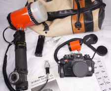 Nikon Nikonos IV-A Underwater Camera Nikkor 35mm f2.5 Lens JAPAN With flash