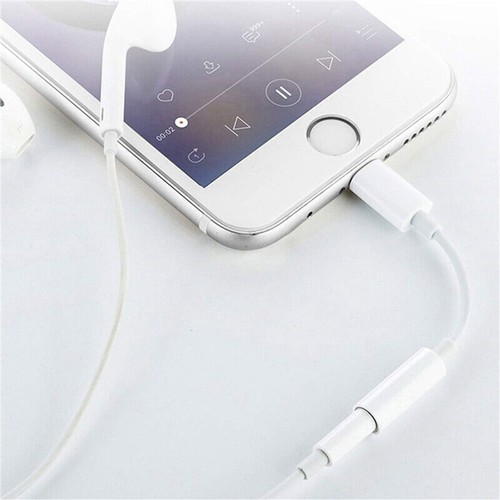 For iPhone Headphone lot Adapter Jack 8Pin to 3.5mm Aux Cord Dongle Converter - Picture 6 of 9