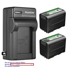 Kastar Battery AC Wall Charger for Canon G1000 G1500 G2000 GL1 GL-1 DM-GL1 GL2