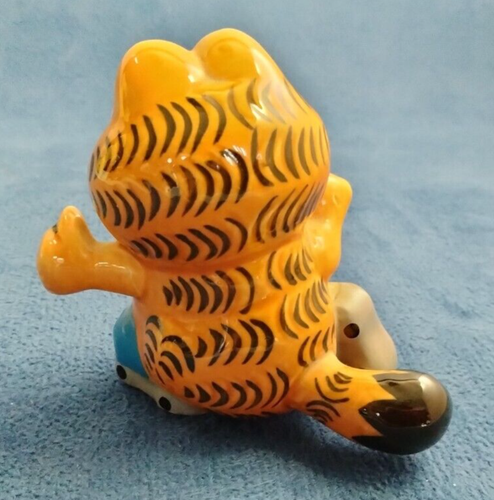 Vintage Enesco Garfield Rollschuhe Schlittschuhe Sport Keramik Katze Figur 1981 - Bild 2 von 7