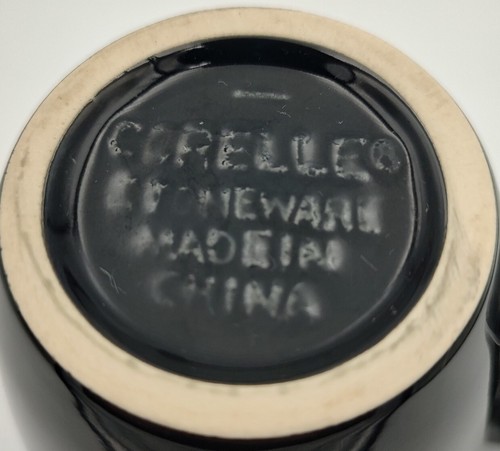 Corelle Stoneware Black Classic Cafe Mug - Picture 7 of 7