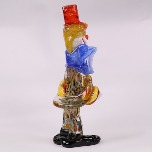 Murano Clown Art Glass Figurine Original Venetian Italian h24cm c1960s - Picture 5 of 6