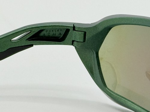 OAKLEY BRAIN DEAD PLAZMA SUNGLASSES BRAINDEAD GREEN / PRIZM SAPPHIRE BLUE LENS - Picture 7 of 9