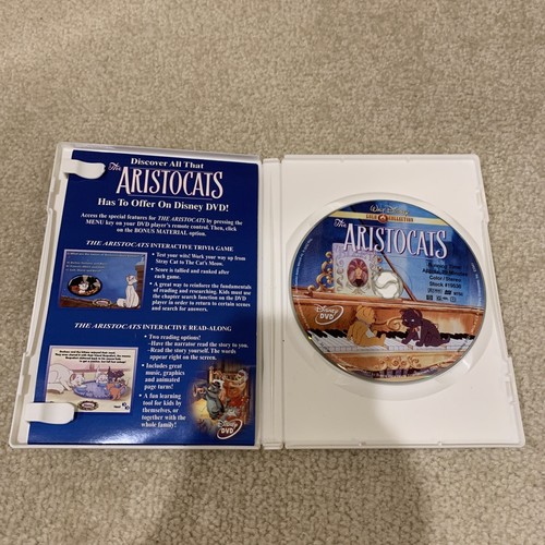 Walt Disney The Aristocats Movie DVD Classic Gold Collection Animation Bonus - Picture 7 of 13