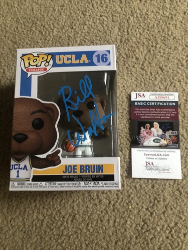 BILL WALTON SIGNIERT FUNKO POP! COLLEGE #16 UCLA BRUINS BASKETBALL AUTOGRAMM JSA