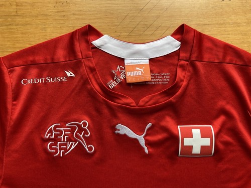 SCHWEIZ 2014 2015 HOME FOOTBALL SHIRT FUSSBALLTRIKOT PUMA 744378 Gr. S HERREN - Bild 3 von 10