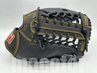 New ZETT Pro Model 12.5" Outfield Baseball Glove Black T-Web RHT NPB Japan