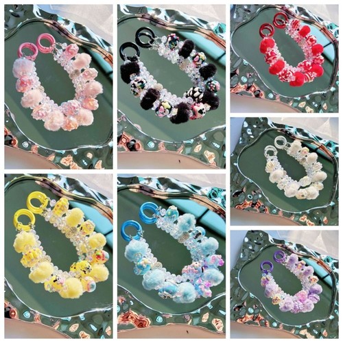 Double Chain Mobile Phone Lanyard Short Girls Phone Pendant Christmas Gifts - Photo 3/12