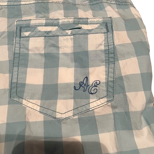 Pantaloncini casual stampa American Eagle Gingham taglia 8 - Foto 8 di 10