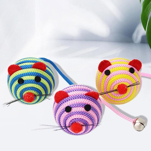 Interactive For Cat Toy Rattle Sound Plush Mouse For Indoor Cats and V8I3 G Z6K5 - Bild 14 von 16