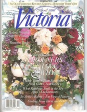Vintage VICTORIA Magazine APR 1996, Crafts, Home & Garden, Antiques, Fashion