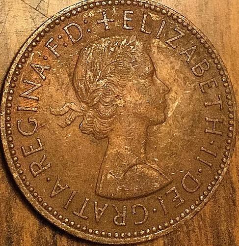 1964 UK GREAT BRITAIN HALF PENNY - Picture 2 of 2