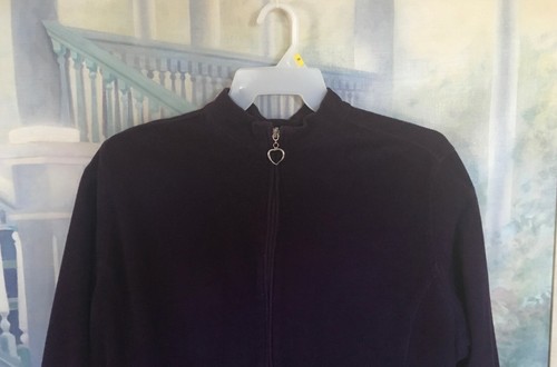 Lovely Allison Daley ll Zip Front Women's Plus Size Purple Jacket Gym Sz. 3X - Picture 7 of 12