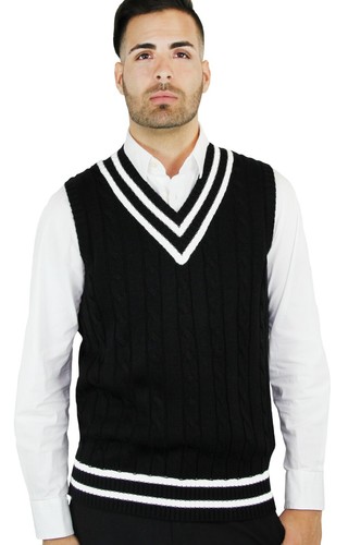 Blue Ocean Mens Cable Vest (SV-222) - Bild 1 von 12