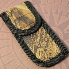 Knife Sheath 3" Nylon Camouflage Colors For Folding Pocket Knives With Belt Loop