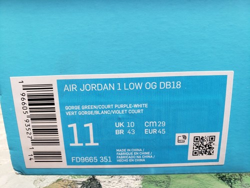 Air Jordan 1 Retro Low OG Doernbecher 2023 Mens Size 11 FD9665-351 New RARE - Picture 16 of 16