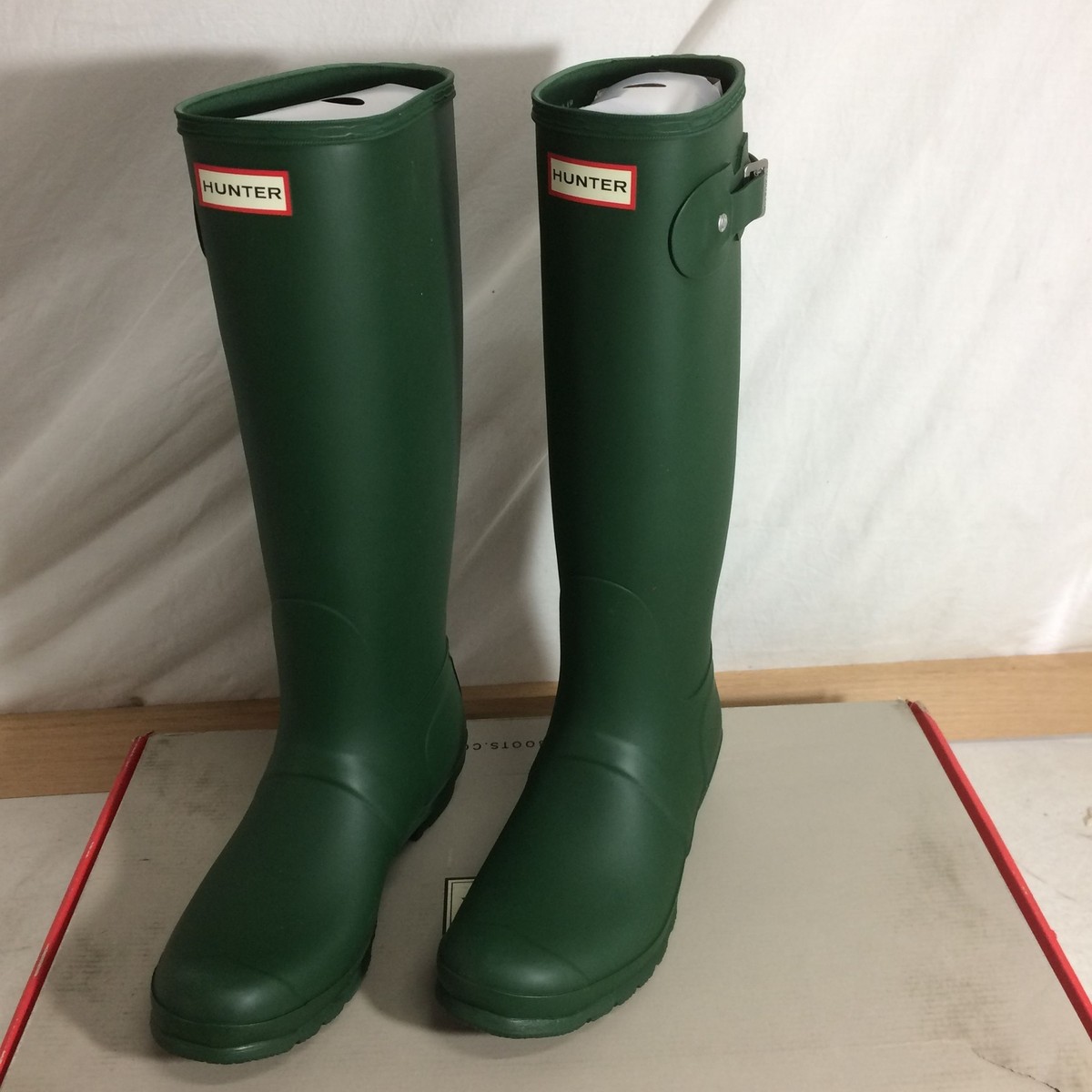 Hunter Original Tall Women's Casual Boots, Hunter Green, W10