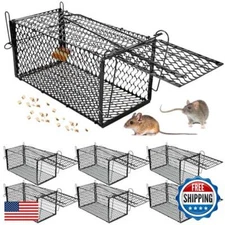 Qualirey 6 Pcs Large Humane Rat Trap 12in Small Chipmunk Mouse Squirrel Cage 