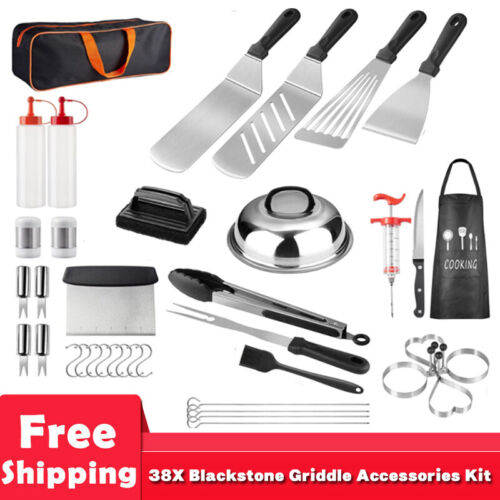 38PCS Griddle Accessories Kit for Outdoor Barbecue Grilling BBQ - Picture 2 of 12