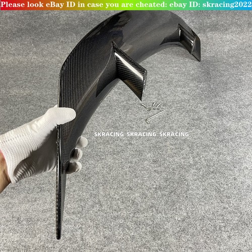 For 2003-2008 Nissan 350Z Z33 Real Carbon Fiber Rear Trunk Lid Spoiler wing Lip - Picture 3 of 24