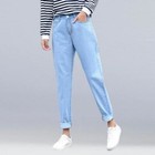 Denim Straight Leg Trousers for Women