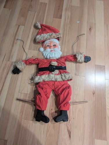 Antique Early Santa Doll Mask Wood Vintage Display German  - Picture 1 of 11