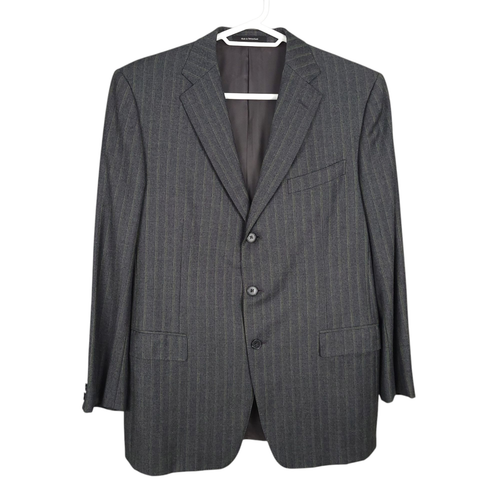 ERMENEGILDO ZEGNA Heritage 2tlg Anzug EU54R 37W grau gestreift Wolle Flanell Roma - Bild 2 von 21
