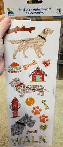 BIG scrapbook project stickers! Dogs | Red Border - Picture 8 of 12
