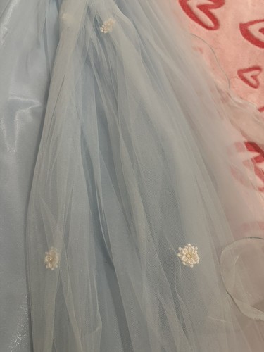 Sky blue Flower Girl Dress for Communion Pageant Wedding Party Made In USA - Picture 5 of 11