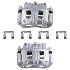 Front Disc Brake Caliper Set w/Bracket for Saturn Vue 04-07 Pontiac Torrent 2006