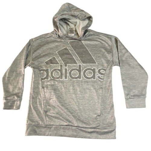 Adidas Girls Size XL Pullover Hooded Sweater Large Logo Classic Cozycore Comfy