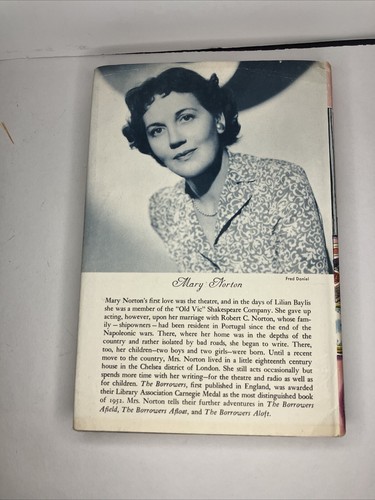The Borrowers Mary Norton 1953 Edition VG w/Dust Jacket Old Library Book - Picture 5 of 14