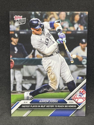 2024 Topps Now MLB #555 Aaron Judge 300th Home Run New York Yankees - IN HAND
