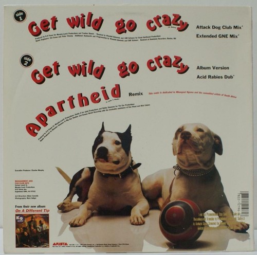 K-9 POSSE - GET WILD GO CRAZY - ELECTRONIC HIP HOP VINYL 12" SINGLE - Picture 2 of 6